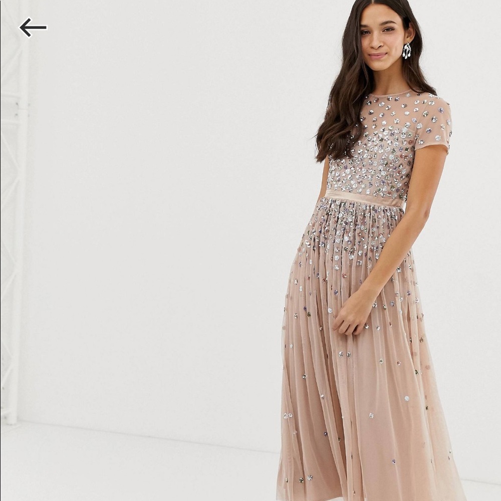ASOS Dress worn one time for wedding.
